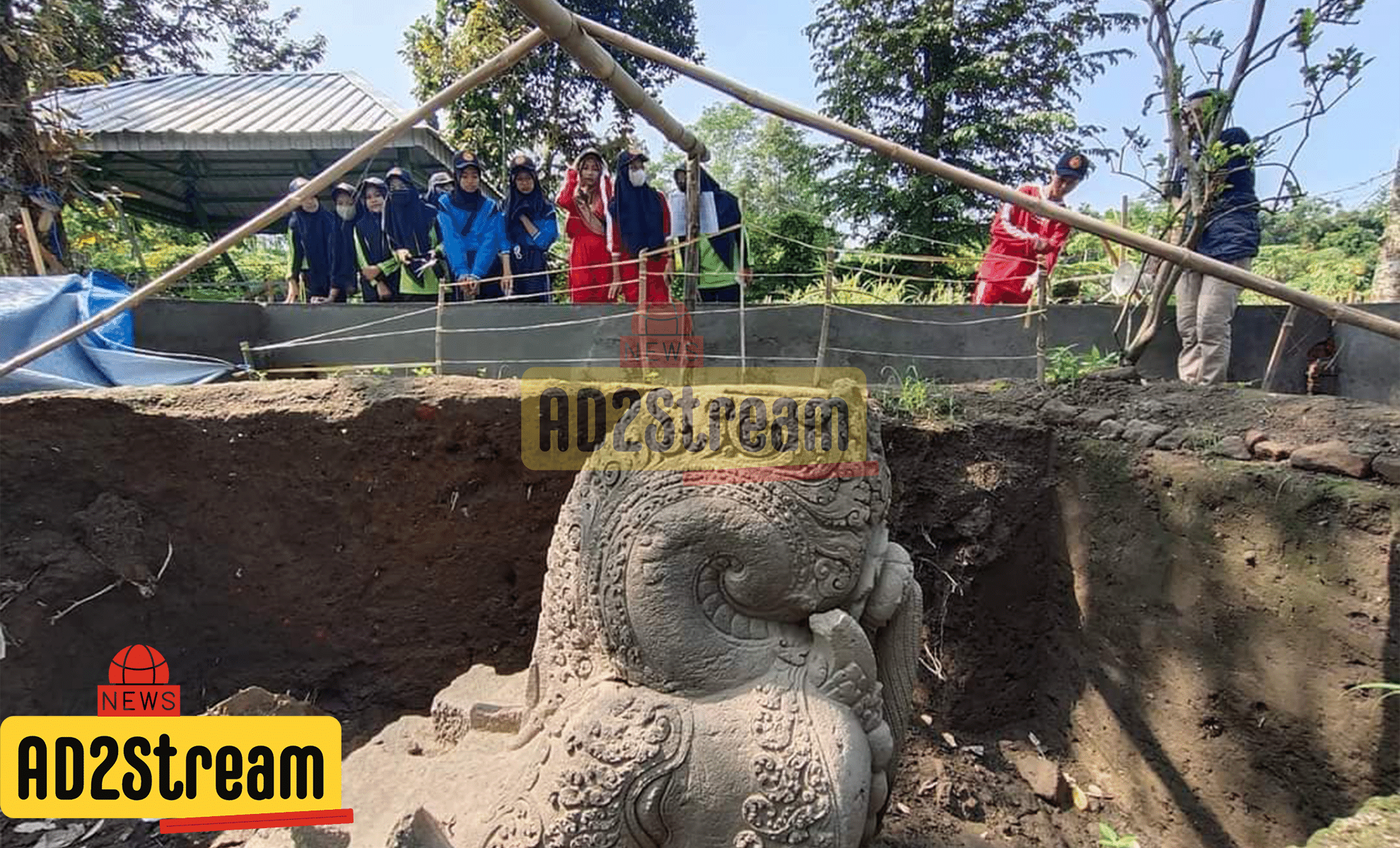 Heboh Makara Candi Terbesar di Indonesia Ditemukan di Kediri