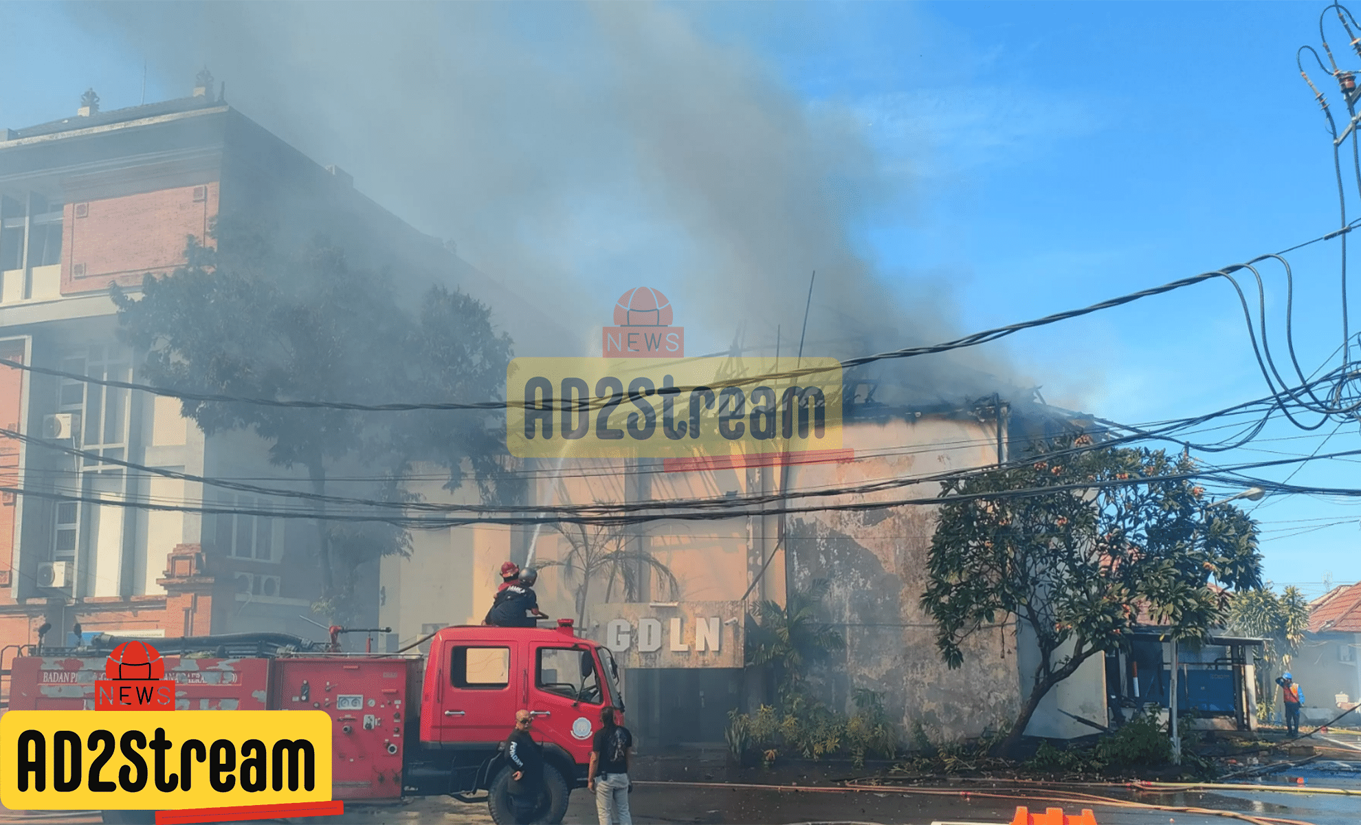 Kebakaran Universitas Udayana Bali Picu Kepanikan Mahasiswa