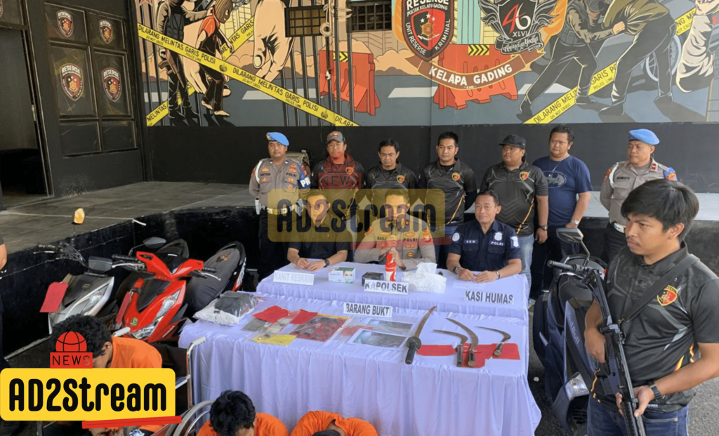 penangkapan dua orang sindikat pencurian sepeda motor