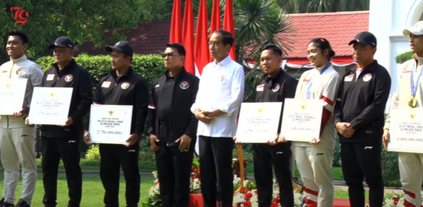 Jokowi Kasih Bonus Atlet Peraih Medali Olimpiade Paris 2024