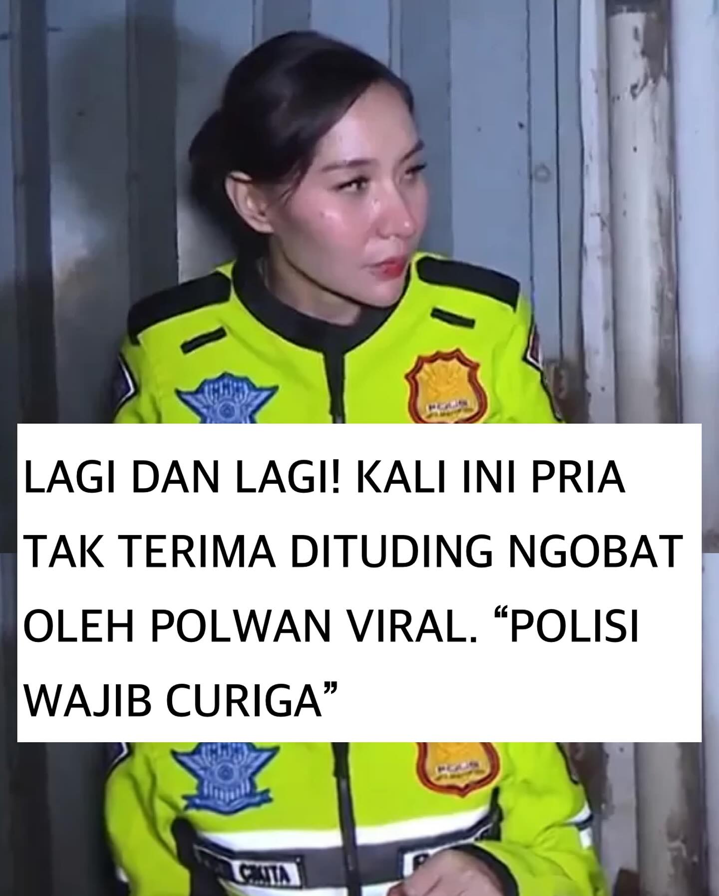 Viral Polwan Tegur Pria sedang Makan: Netizen “Tidak Sopan”