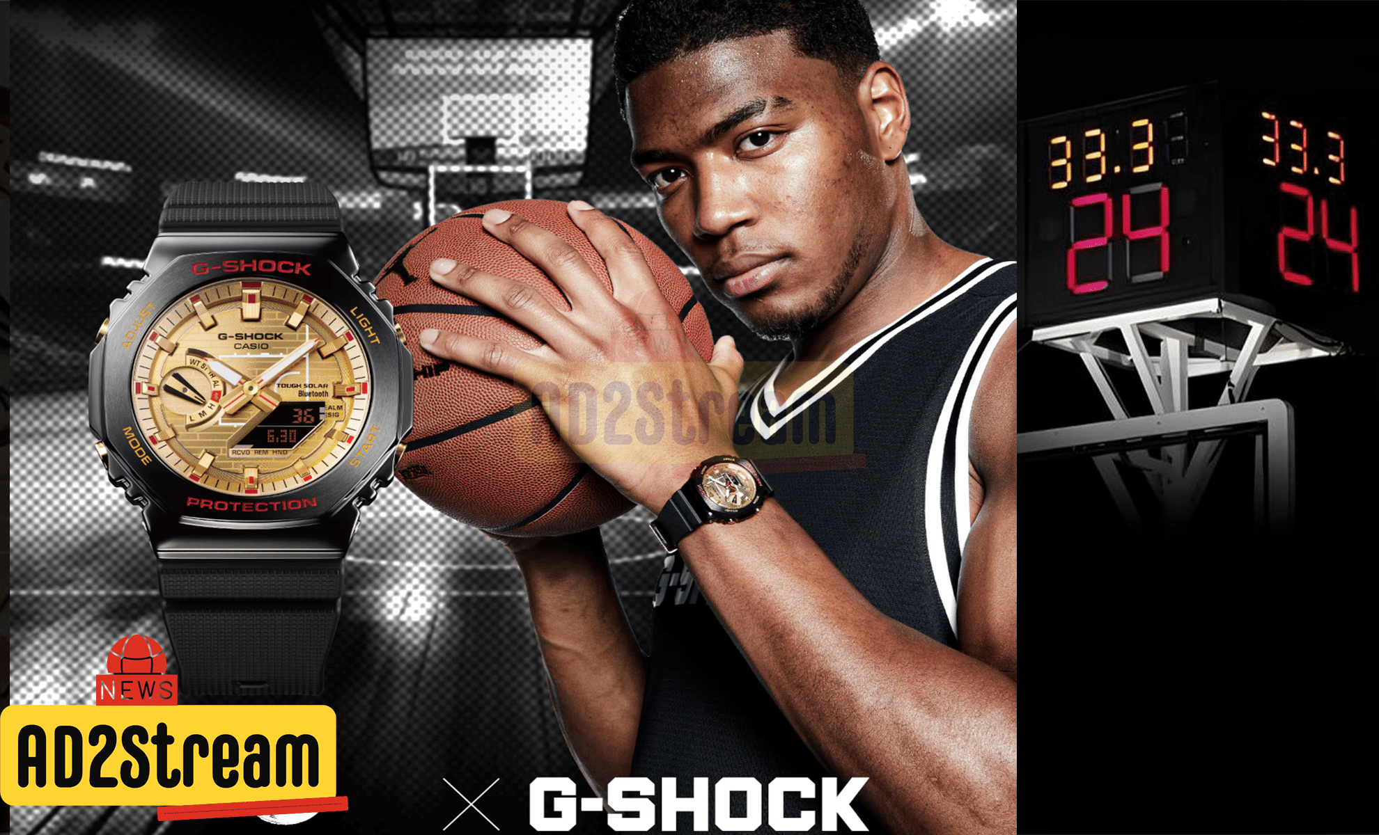 Casio Rilis Jam GBM-2100RH Terinspirasi dari Atlet Basket