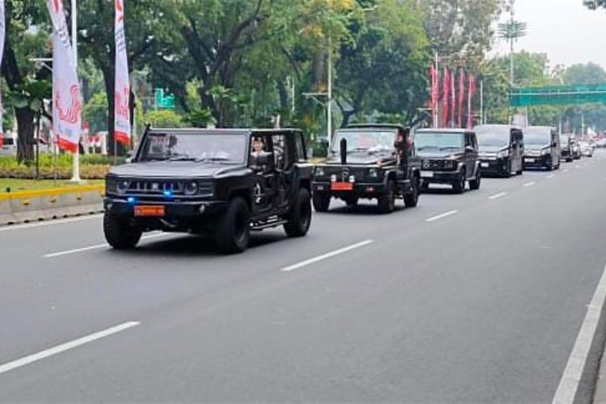 Kirab Bendera Pusaka dan Teks Proklamasi Diterbangkan ke IKN