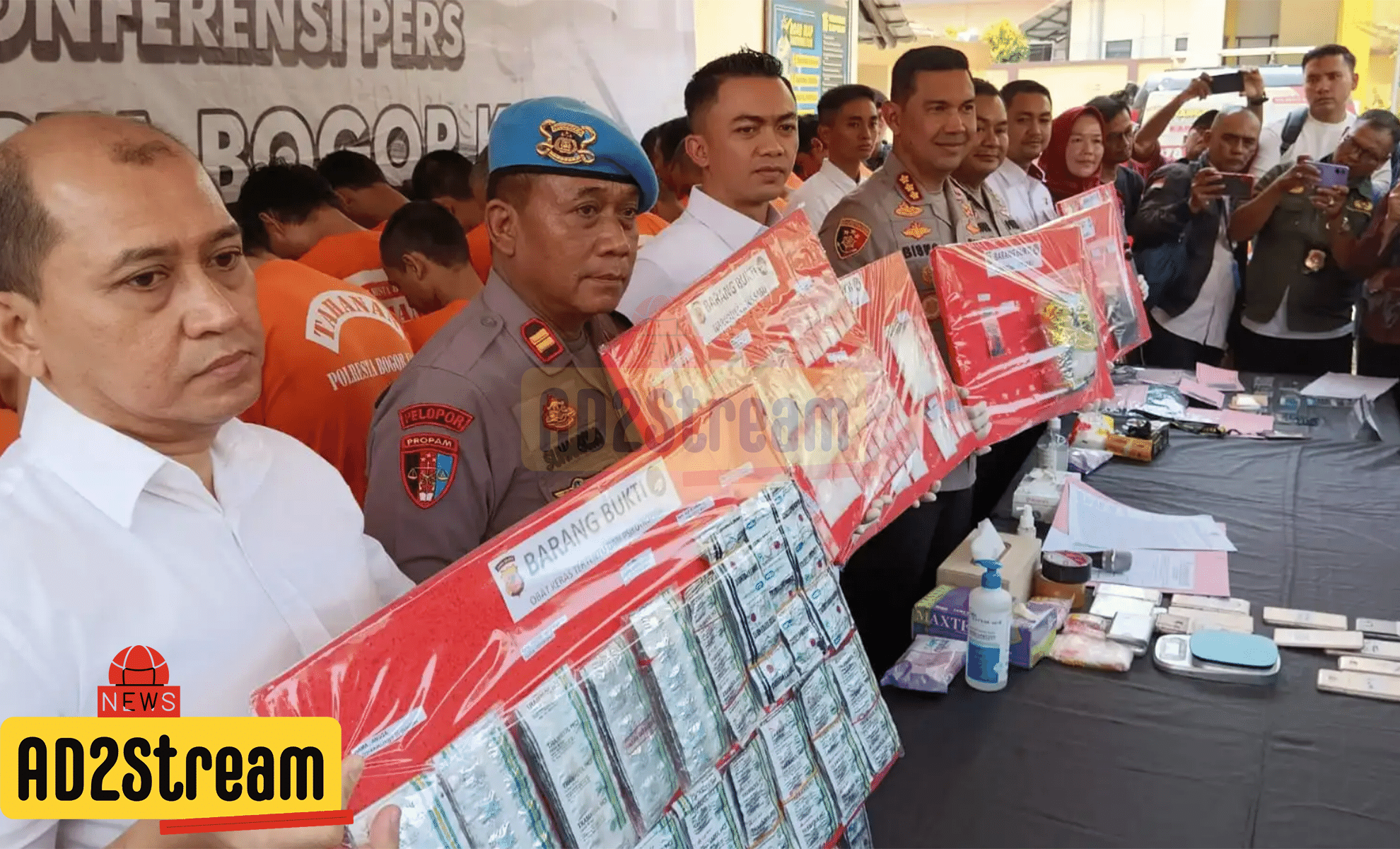 Kasus Narkoba: Polisi Ringkus 43 Tersangka, Sita 1,5 Kg Sabu