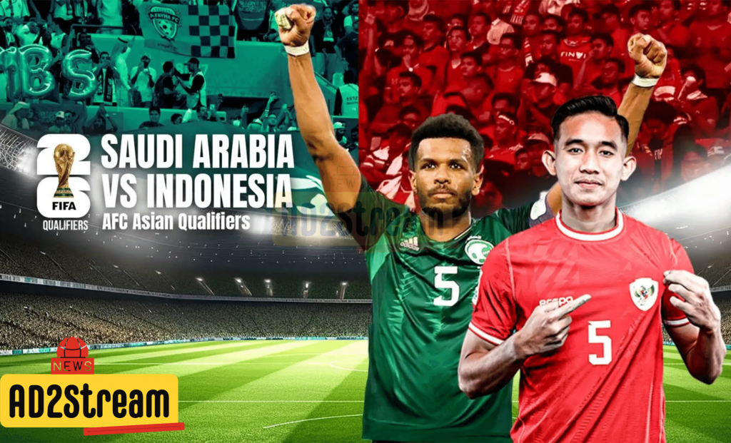 Link nonton live streaming Timnas Indonesia vs Arab Saudi di Kualifikasi Piala Dunia 2026 Area Asia putaran ketiga