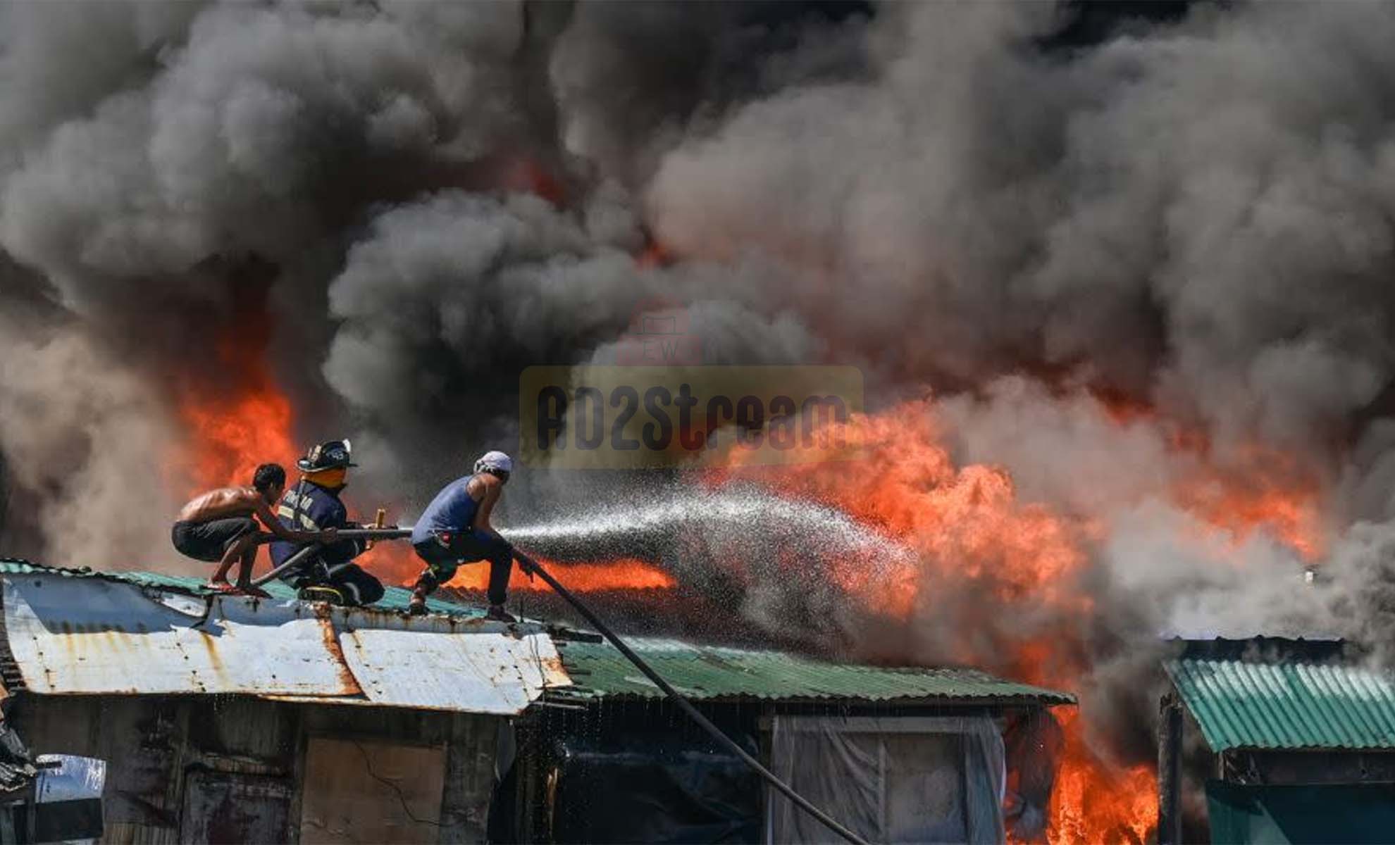 Kebakaran Besar Hancurkan Ribuan Pemukiman Kumuh Manila