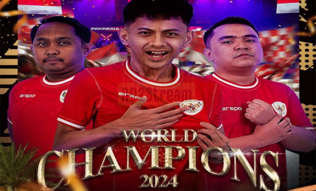 Timnas Esports Indonesia sukses menjadi juara di Piala Dunia eFootball 2024