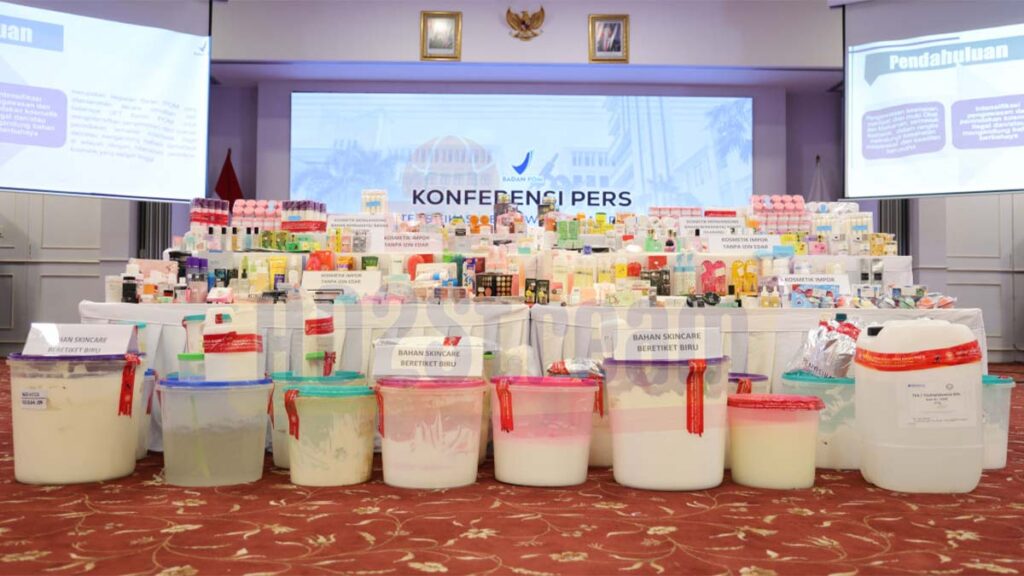 BPOM Gagalkan Peredaran Kosmetik Impor Ilegal Senilai 8.9 M